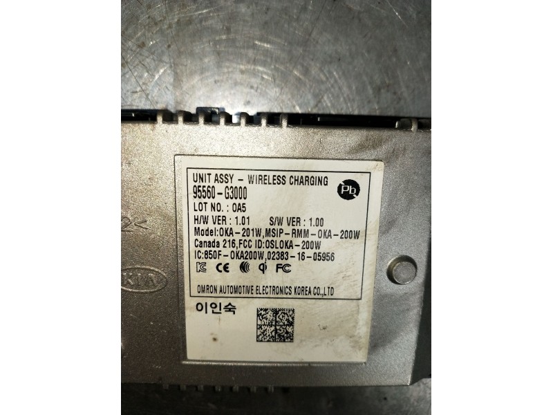 Recambio de modulo electronico para hyundai i30 (pde, pd, pden) 1.0 t-gdi referencia OEM IAM 95560G3000  2016