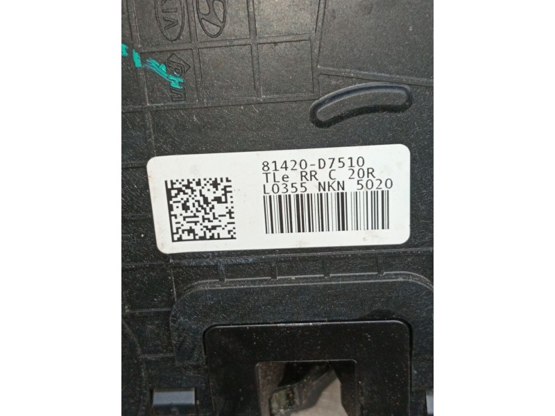 Recambio de motor cierre centralizado trasero derecho para hyundai tucson (tl, tle) 1.6 crdi referencia OEM IAM   