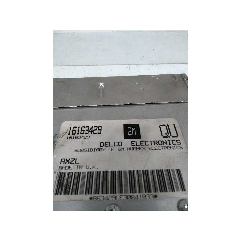 Recambio de centralita motor uce para opel corsa b 1.4 cat (2h6) referencia OEM IAM 16163429 QU AXZL Recambio de centralita motor uce para opel corsa b 1.4 cat (2h6) referencia OEM IAM 16163429 QU AXZL