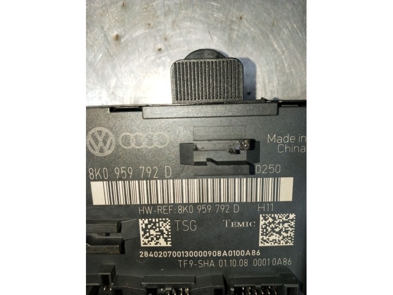 Recambio de modulo electronico para audi a4 b8 (8k2) 2.0 tdi referencia OEM IAM 8K0959792D  2008