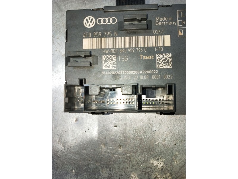 Recambio de modulo electronico para audi a4 b8 (8k2) 2.0 tdi referencia OEM IAM 8K0959795C 4F0959795N 2008