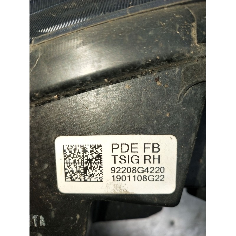 Recambio de piloto delantero derecho para hyundai i30 (pde, pd, pden) 1.0 t-gdi referencia OEM IAM 92208G4220 1901108G22 2016