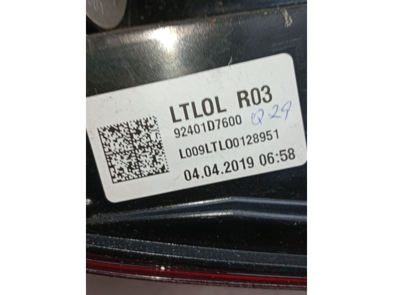 Recambio de piloto trasero izquierdo para hyundai tucson (tl, tle) 1.6 crdi referencia OEM IAM   