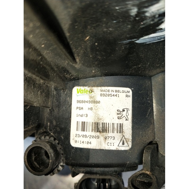 Recambio de faro antiniebla derecho para peugeot 308 i (4a_, 4c_) 1.6 hdi referencia OEM IAM 9680498880 89205441 2007