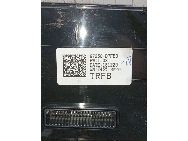 Recambio de mando calefaccion / aire acondicionado para hyundai tucson (tl, tle) 1.6 crdi referencia OEM IAM 97250D7FB0  2018
