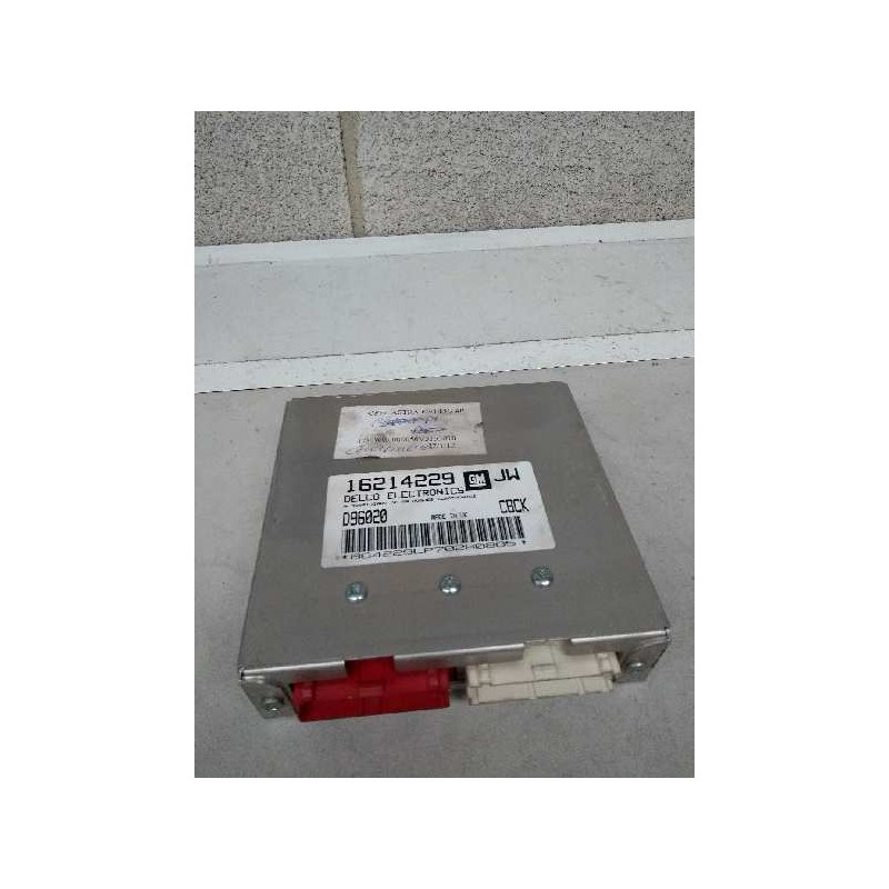 Recambio de centralita motor uce para opel astra f berlina 1.7 turbodiesel cat (x 17 dtl / 2h8) referencia OEM IAM 16214229 D960