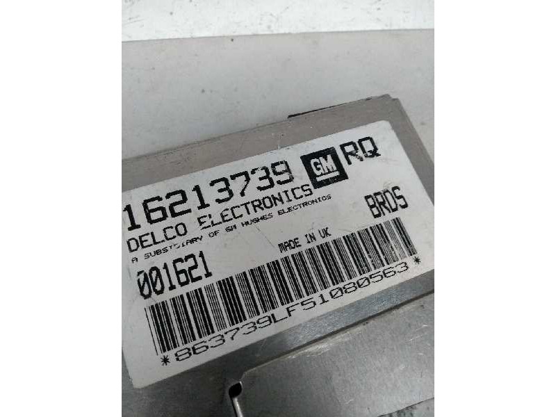 Recambio de centralita motor uce para opel tigra referencia OEM IAM 16213739 001621 RQ BRDS Recambio de centralita motor uce para opel tigra referencia OEM IAM 16213739 001621 RQ BRDS