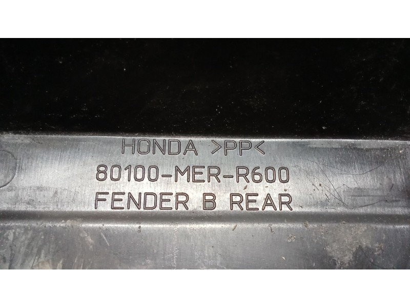 Recambio de guardabarros trasero para honda cbf cbf 600 (pc43) referencia OEM IAM   
