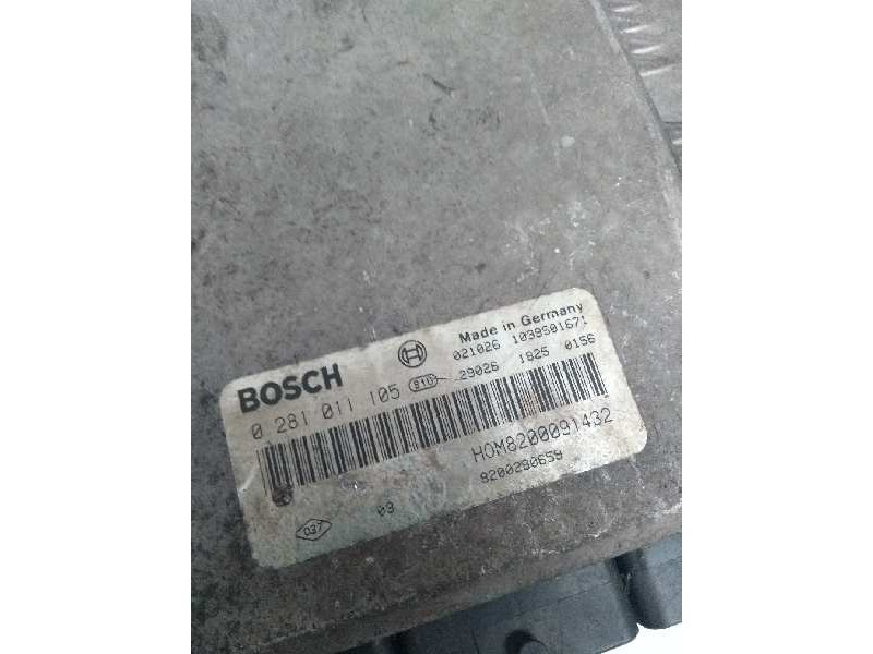 Recambio de centralita motor uce para opel movano referencia OEM IAM 0281011105 HOM8200091432 8200280659