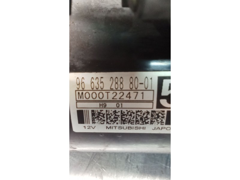 Recambio de motor arranque para citroën c4 grand picasso i (ua_) 1.6 hdi referencia OEM IAM 9663528880 966352888001 M000T22471 0