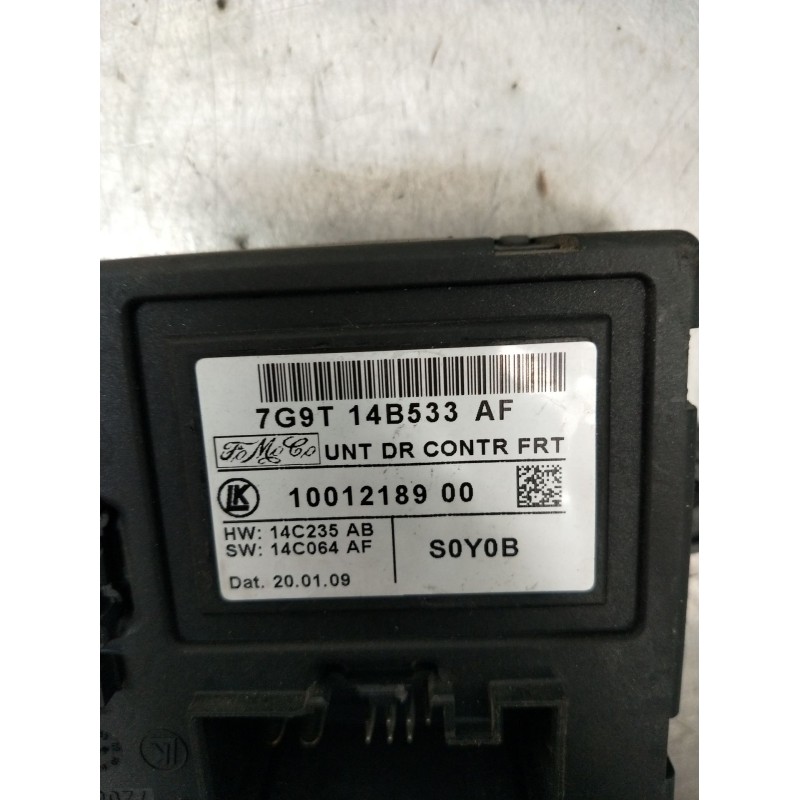Recambio de modulo electronico para ford s-max (wa6) 1.8 tdci referencia OEM IAM 7G9T14B533AF 1001218900 2006