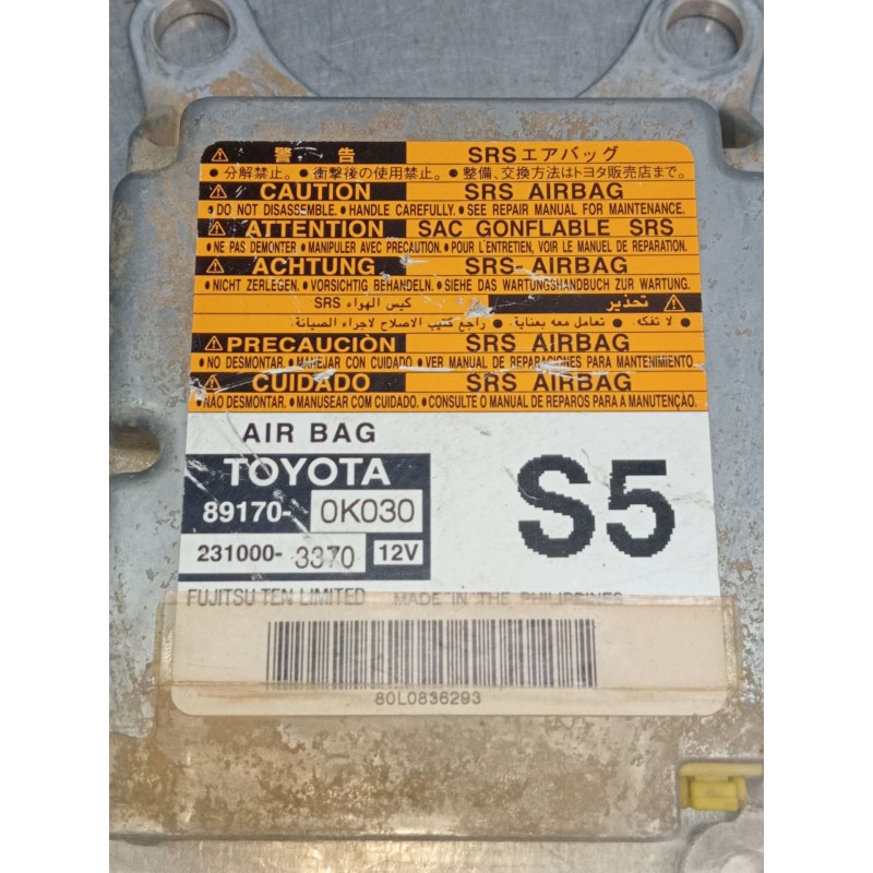 Recambio de kit airbag para toyota hilux vii pick-up (_n1_, _n2_, _n3_) 2.5 d-4d 4wd (kun25_) referencia OEM IAM   2006