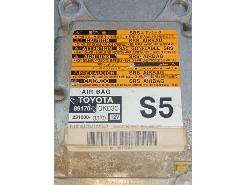 Recambio de kit airbag para toyota hilux vii pick-up (_n1_, _n2_, _n3_) 2.5 d-4d 4wd (kun25_) referencia OEM IAM   2006