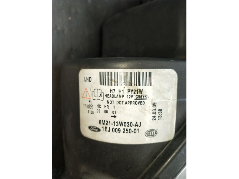 Recambio de faro izquierdo para ford s-max (wa6) 1.8 tdci referencia OEM IAM 6M2113W30AJ 1EJ00925001 2006