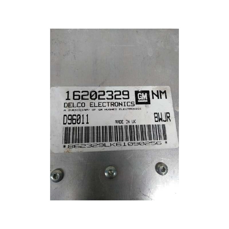 Recambio de centralita motor uce para opel astra f berlina 1.7 turbodiesel cat (x 17 dtl / 2h8) referencia OEM IAM 16202329 D960