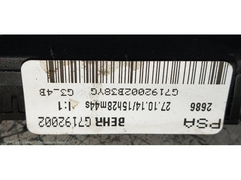 Recambio de resistencia calefaccion para citroen c5 berlina exclusive referencia OEM IAM G7192002  