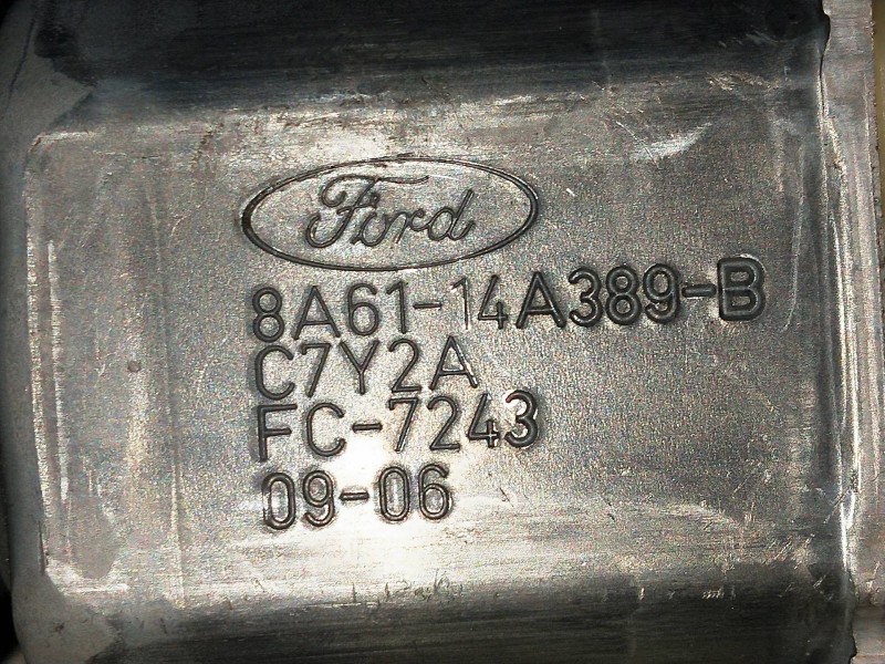 Recambio de elevalunas delantero izquierdo para ford fiesta (cb1) ambiente referencia OEM IAM 8A6114A389B 1742385 3P