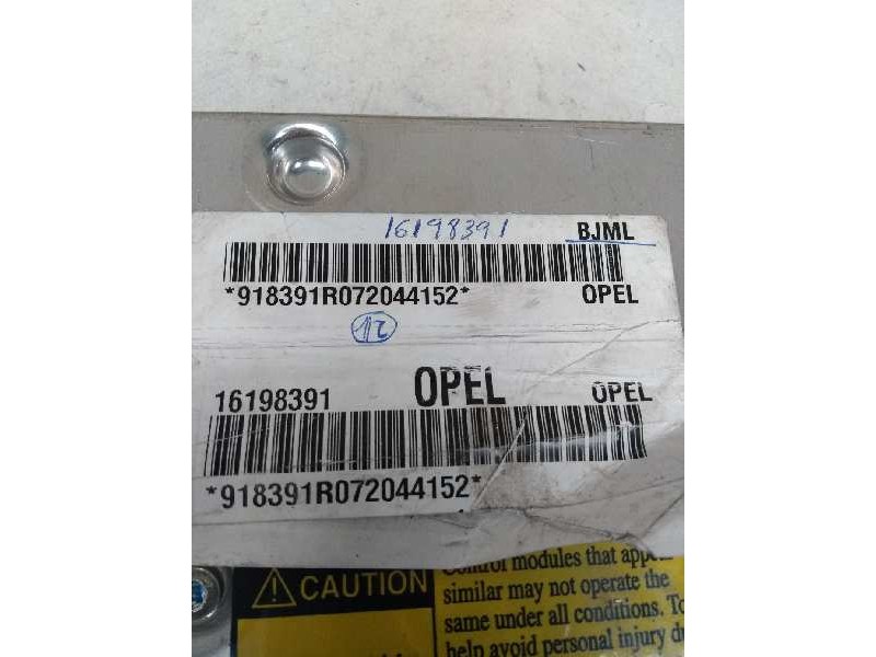 Recambio de centralita abs para opel sintra 2.2 16v cat (x 22 xe) referencia OEM IAM 16198391 BJML 