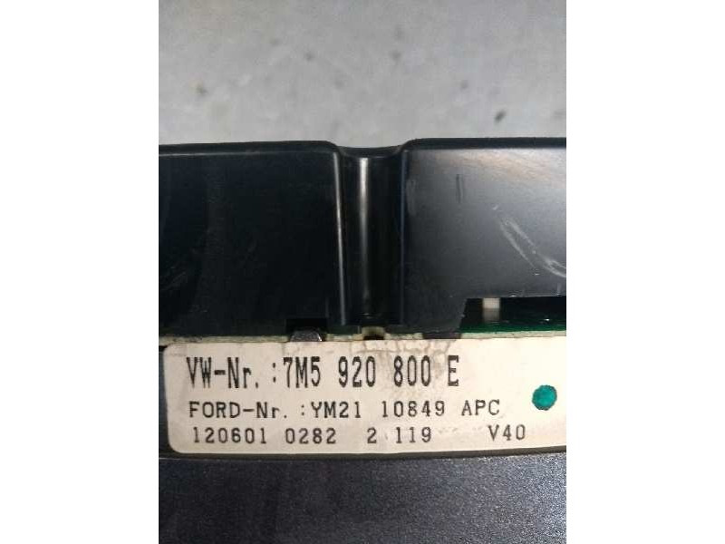 Recambio de cuadro instrumentos para ford galaxy (vy) ambiente referencia OEM IAM 110080036006 7M5920800E 1334210