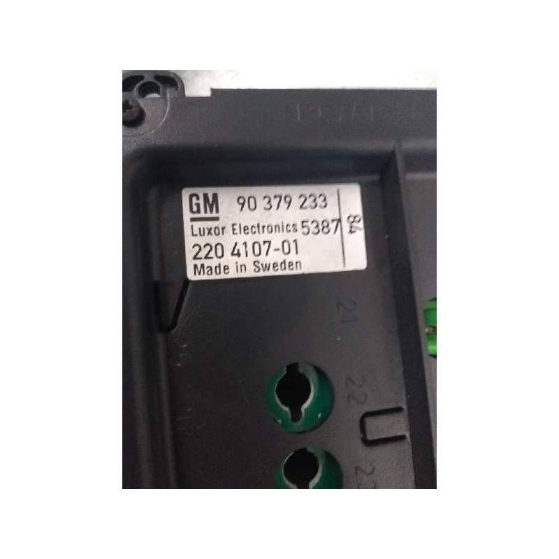 Recambio de cuadro instrumentos para opel omega b 2.0 16v cat (x 20 xev / l34) referencia OEM IAM 90379233  