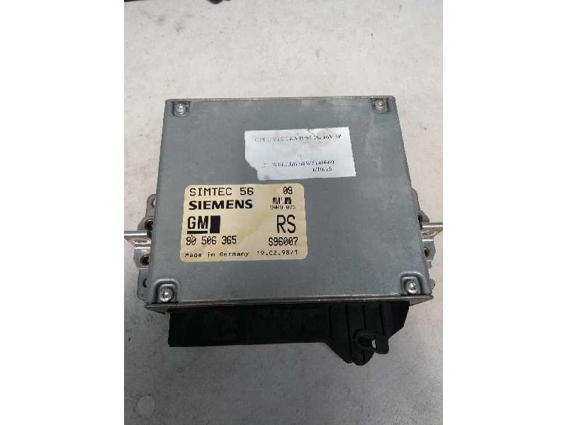 Recambio de centralita motor uce para opel vectra b berlina 1.8 16v cat referencia OEM IAM 5WK9073 90506365 S96007 RS