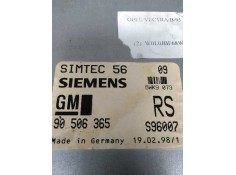 Recambio de centralita motor uce para opel vectra b berlina 1.8 16v cat referencia OEM IAM 5WK9073 90506365 S96007 RS 2