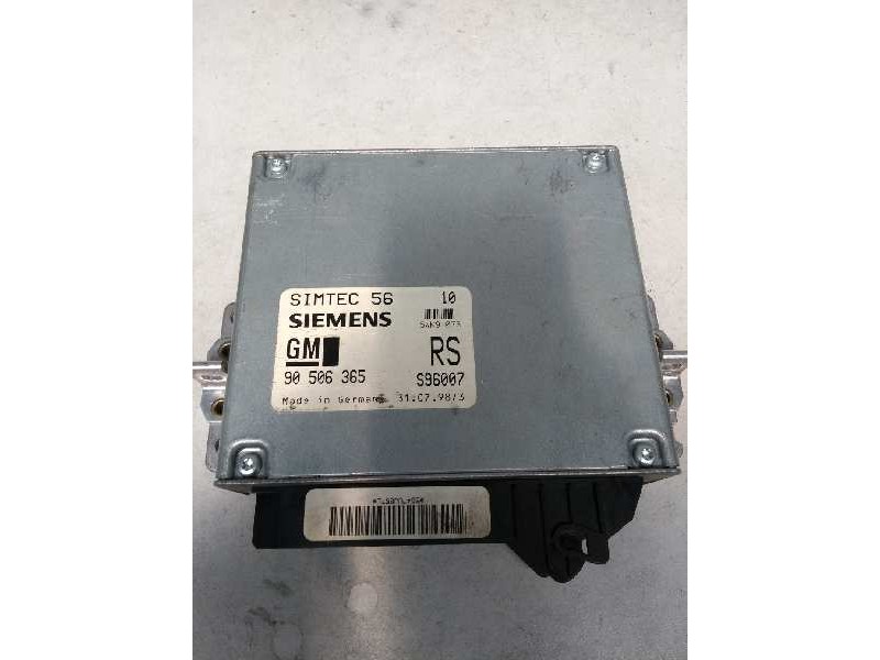 Recambio de centralita motor uce para opel vectra b berlina 1.8 16v cat referencia OEM IAM 5WK9073 90506365 S96007 RS