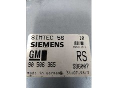 Recambio de centralita motor uce para opel vectra b berlina 1.8 16v cat referencia OEM IAM 5WK9073 90506365 S96007 RS 2