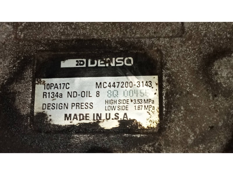 Recambio de compresor aire acondicionado para toyota camry (v10) 2.2 gl referencia OEM IAM MC4472003143  