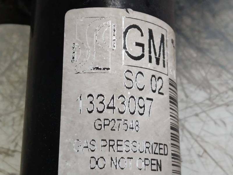 Recambio de amortiguador delantero izquierdo para opel corsa d referencia OEM IAM 13343097  