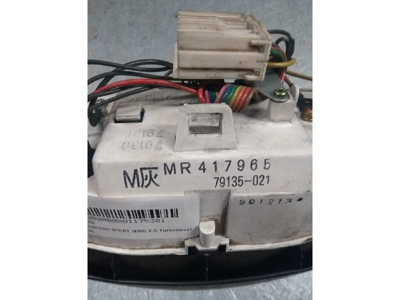 Recambio de cuadro relojes para mitsubishi montero sport (k90) 2.5 turbodiesel referencia OEM IAM MR417965 79135021 
