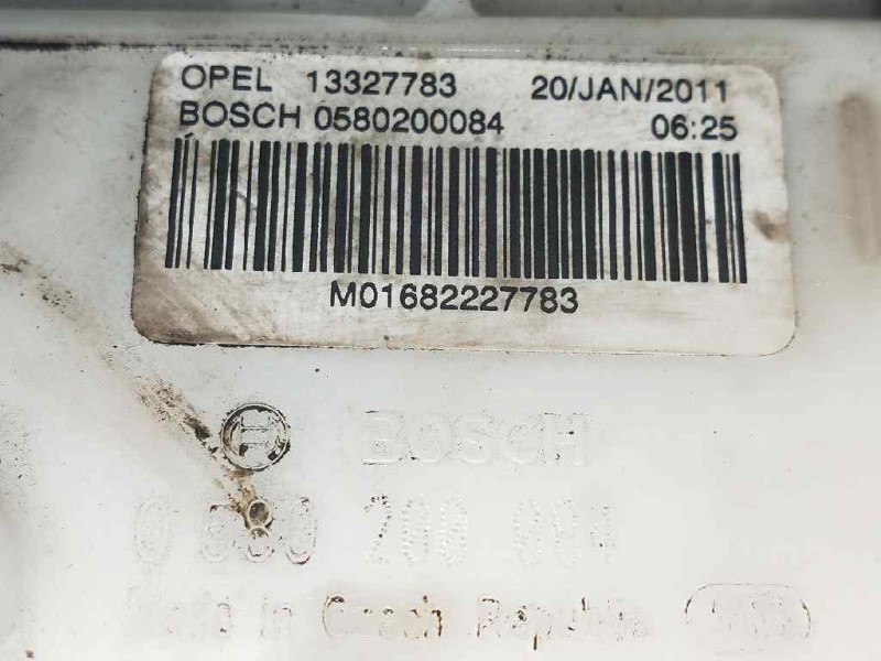 Recambio de bomba combustible para opel corsa d referencia OEM IAM 0580200084 13327783 BOSCH AFORADOR