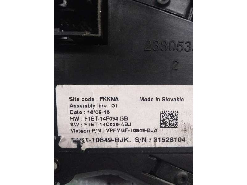 Recambio de cuadro instrumentos para ford c-max (ceu) trend referencia OEM IAM F1ET10849BJK FKNA 311528104