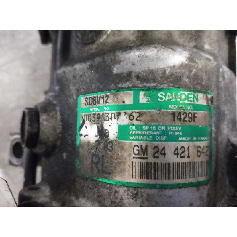 Recambio de compresor aire acondicionado para opel combo (corsa c) 1.7 16v di cat (y 17 dtl / lk8) referencia OEM IAM SD6V121429
