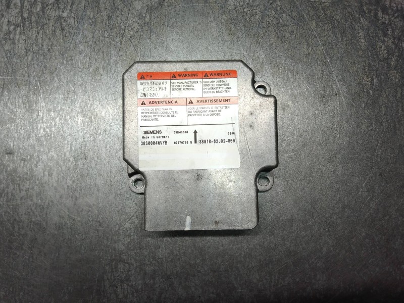 Recambio de kit airbag para suzuki swift berlina (mz) gl (3-ptas.) referencia OEM IAM 5WK43538 3891062J02000 