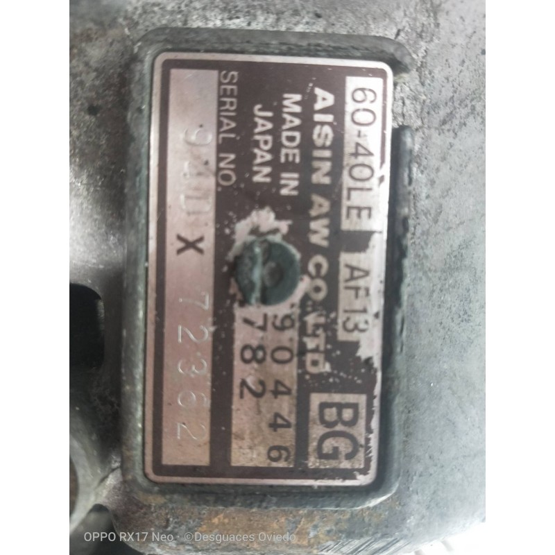 Recambio de caja cambios para opel corsa b 1.4 cat (2h6) referencia OEM IAM AF13 90446782 6040LE 94DX72362