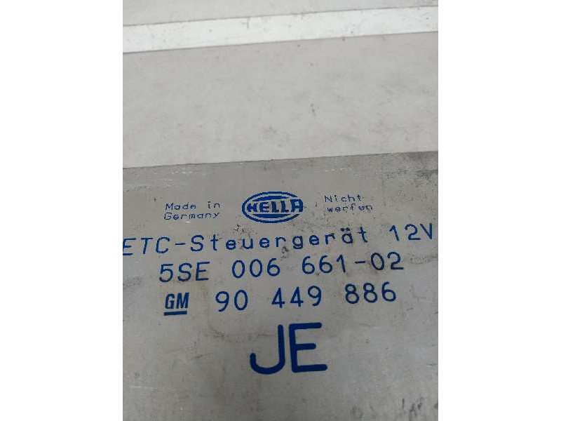 Recambio de modulo electronico para opel astra f berlina 2.0 cat referencia OEM IAM 5SE00666102 90449886 JE