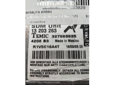 Recambio de centralita airbag para opel astra h berlina 1.7 16v cdti referencia OEM IAM 327963935 13203263  2