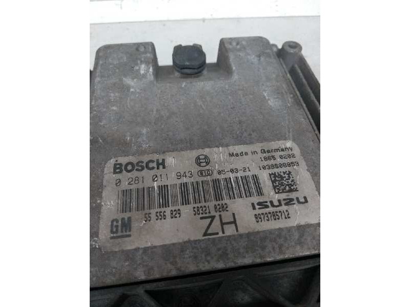 Recambio de centralita motor uce para opel astra h berlina 1.7 16v cdti referencia OEM IAM 0281011943 55556829 ZH 8973785712