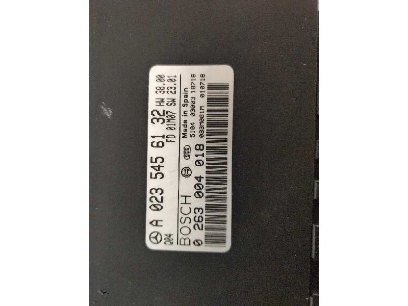 Recambio de centralita parktronic para mercedes clase sl (w230) roadster 500 (230.475) referencia OEM IAM 0263004018 A0235456132