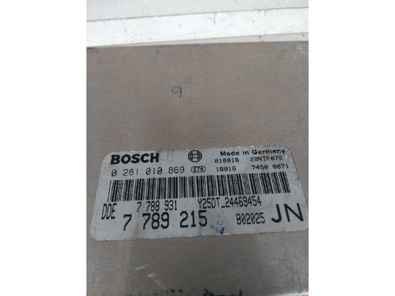 Recambio de centralita motor uce para opel omega b referencia OEM IAM 0281010869 7789215 B02025 JN