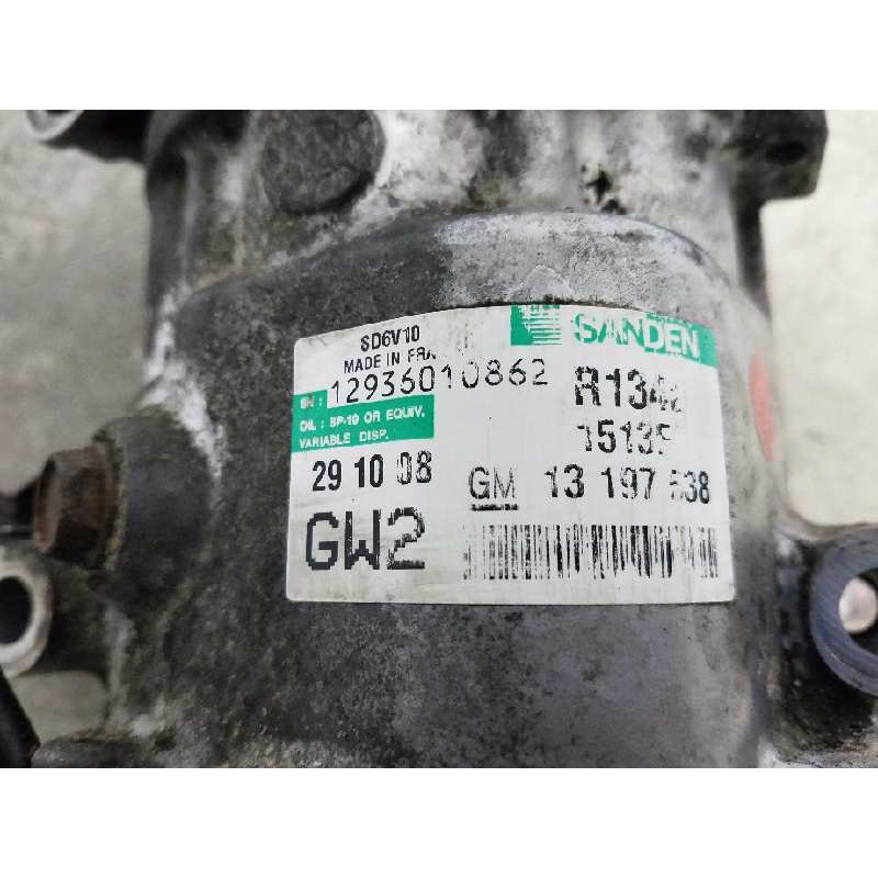 Recambio de compresor aire acondicionado para opel combo (corsa c) 1.3 16v cdti referencia OEM IAM SD6V101530F 1530F 13197538