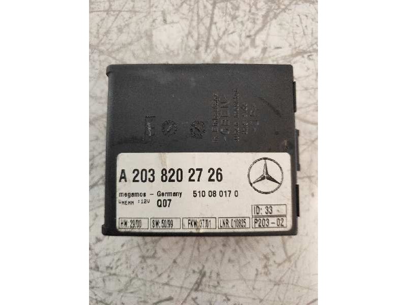 Recambio de centralita check control para mercedes clase sl (w230) roadster 500 (230.475) referencia OEM IAM A2038202726 5100801