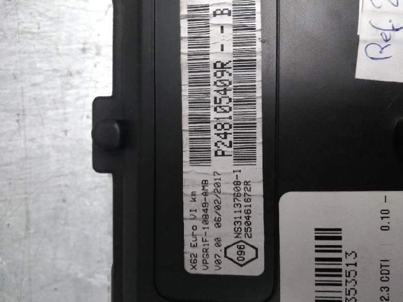 Recambio de cuadro instrumentos para opel movano b kasten/combi 2.3 cdti referencia OEM IAM P248105409RB NS31137608I P248105409