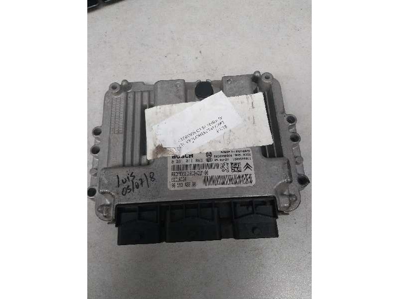 Recambio de centralita motor uce para citroen c4 berlina sx referencia OEM IAM 0281011863 9659342280 EDC16C34