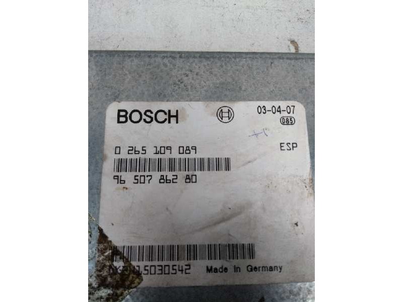 Recambio de centralita abs para peugeot 406 coupe (s1/s2) 3.0 v6 24v referencia OEM IAM 0265109089 9650786280 