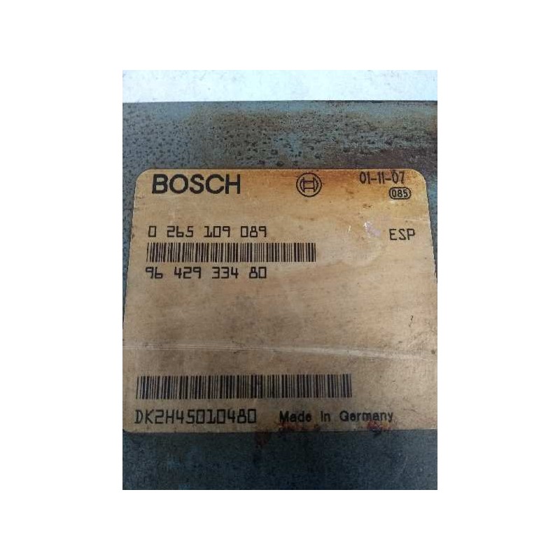 Recambio de centralita abs para peugeot 406 coupe (s1/s2) 2.2 hdi fap cat referencia OEM IAM 0265109089 9642933480 