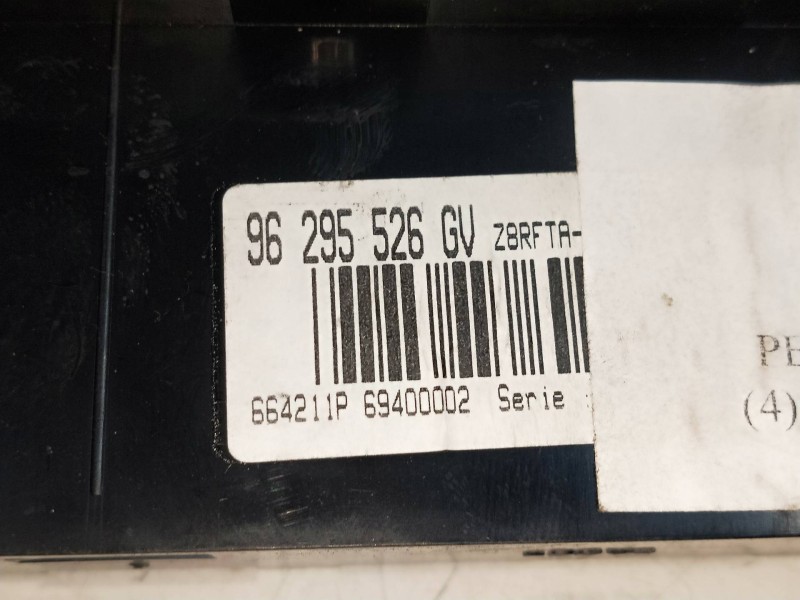 Recambio de mando calefaccion / aire acondicionado para peugeot 607 (s1) pack referencia OEM IAM 96295526GV  