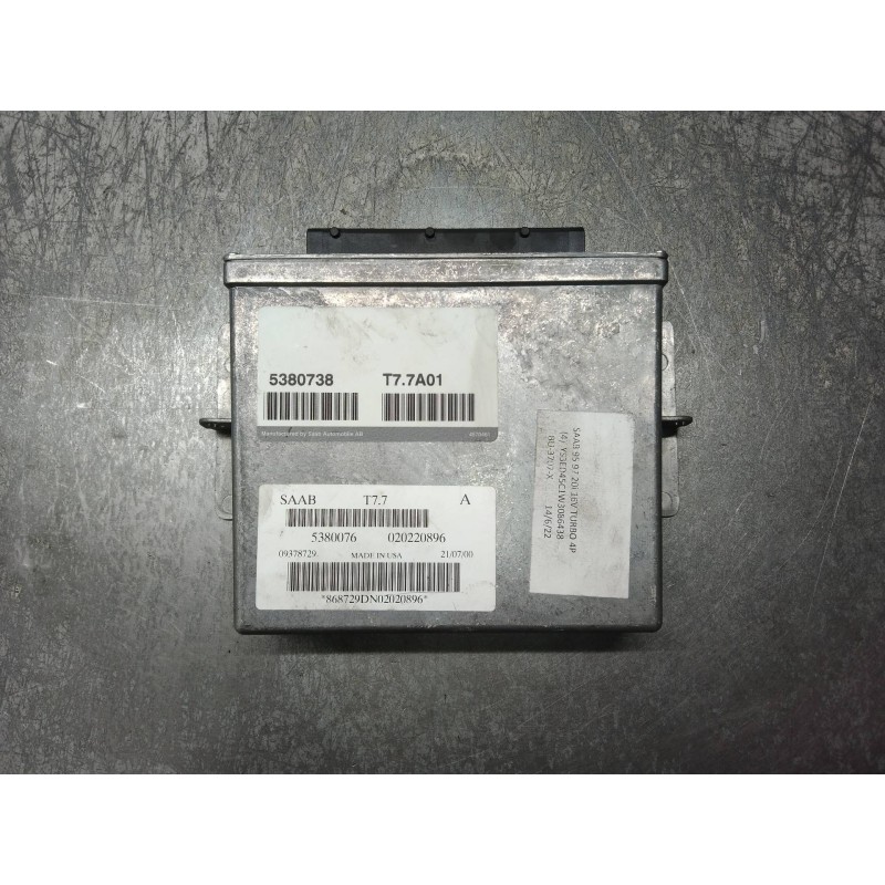 Recambio de centralita motor uce para saab 9-5 sedán 2.0 t e ecopower referencia OEM IAM T77A01 5380738 5380076