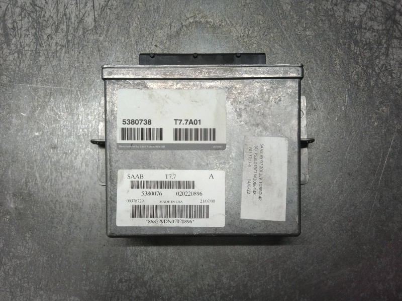 Recambio de centralita motor uce para saab 9-5 sedán 2.0 t e ecopower referencia OEM IAM T77A01 5380738 5380076